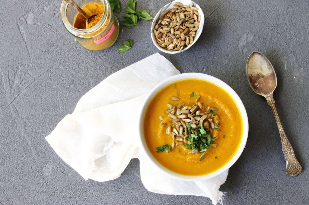 Spiced carrot soup